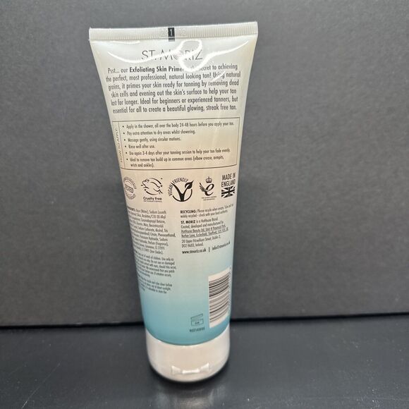St Moriz Pre-Tan Skin Primer for Self Tanner, 6.76 fl oz, NEW - Picture 2 of 2